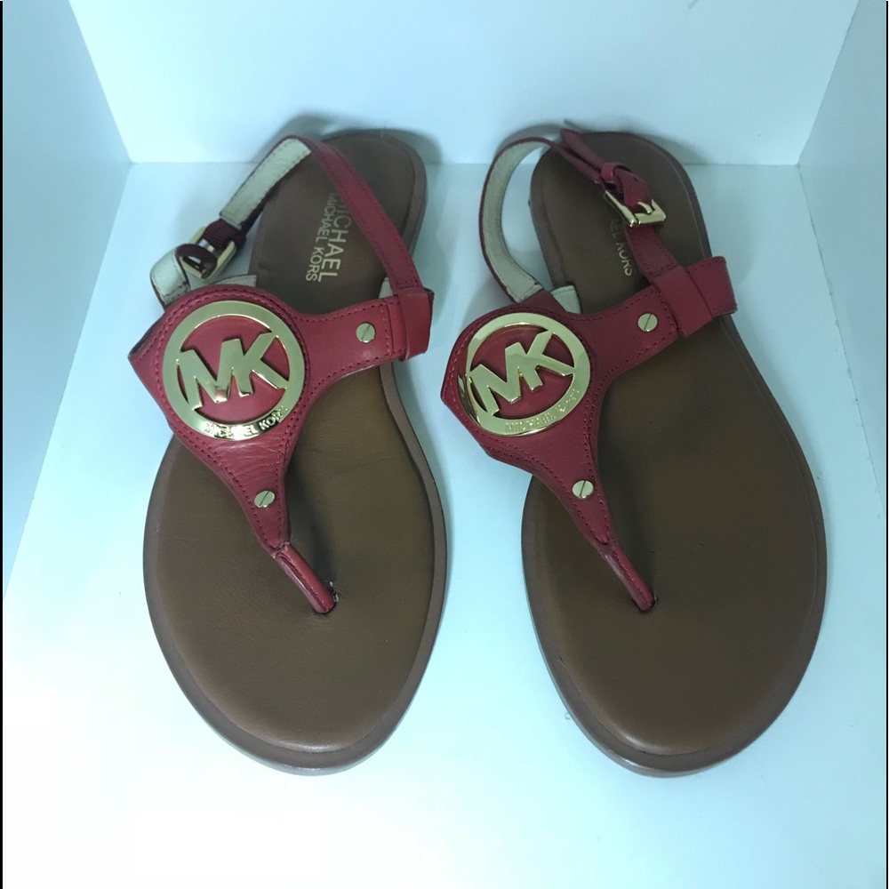 Red Michael Kors Sandals